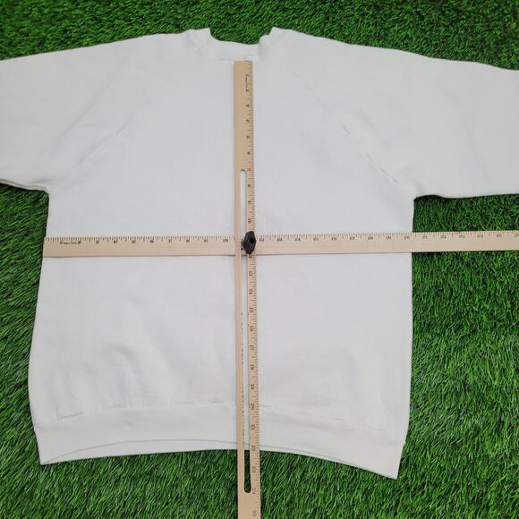 Vintage 80s Funny Tiger Plane Sweatshirt Womens Large 20x22 Miami - Picture 6 of 12